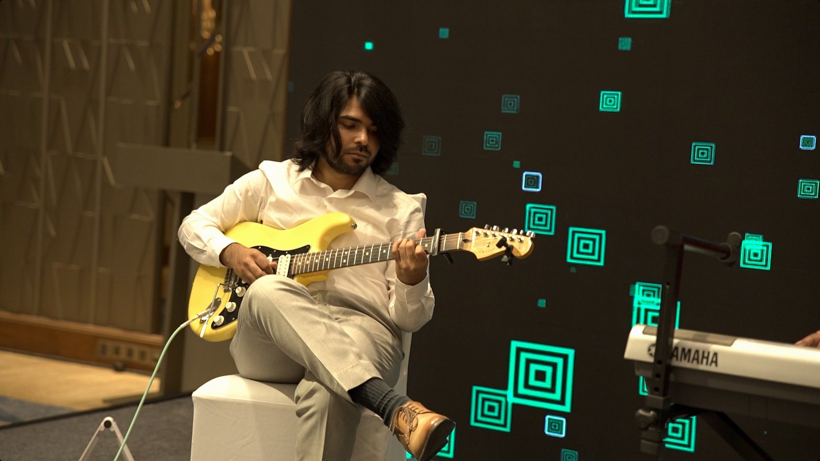 Ballad performance close-up